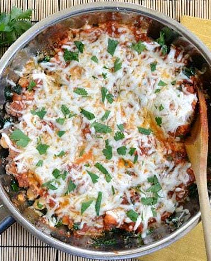 Sausage and Kale Skillet