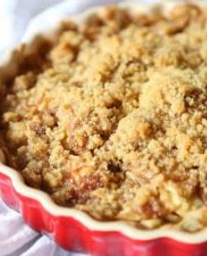 Simple Apple Crumble Tart