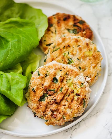 Spinach Avocado Chicken Burgers (Whole30, Paleo, AIP)