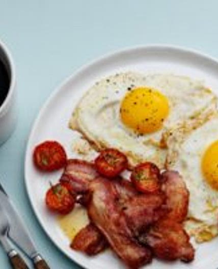 Classic bacon and eggs