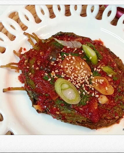 초간단 전자렌지 깻잎 찜 만드는 법 