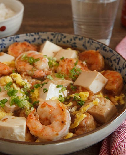 Ginger Garlic Shrimp and Tofu