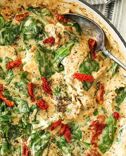 Creamy Tuscan Chicken (Paleo + Whole30)