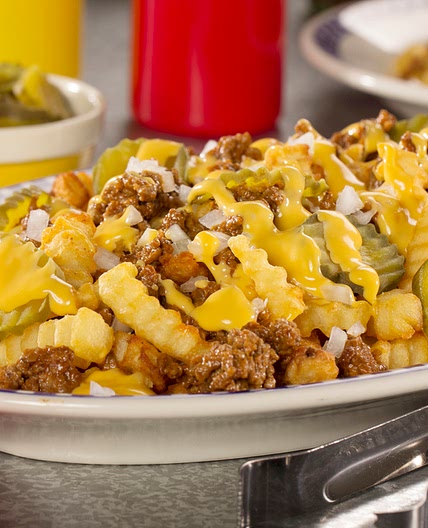 Cheesy Burger Fries