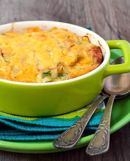 cheesy potato and bacon bake recipe | Schwartz