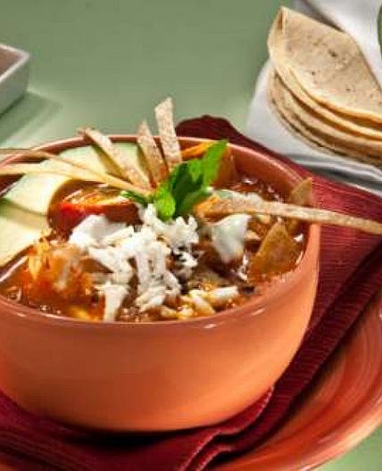 Sopa Azteca Tradicional