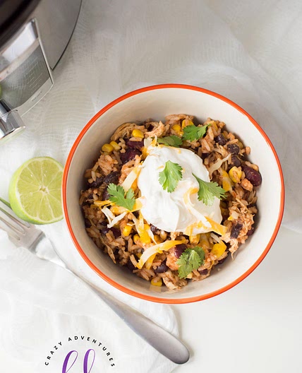 Instant Pot Chicken Taco Bowl Recipe
