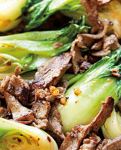 Stir-Fried Beef and Bok Choy with Ginger Recipe | Yummly