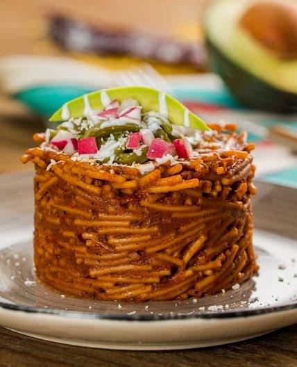 Delicioso Fideo Seco a los 3 Chiles