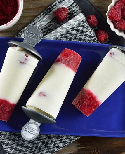 Paleta de Yoghurt con Frambuesa