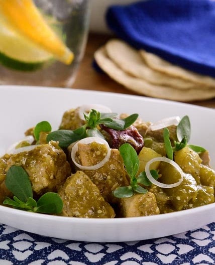 Entomatado con Verdolagas