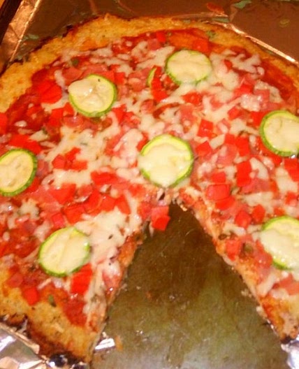 Vegetable Pizza without Flour