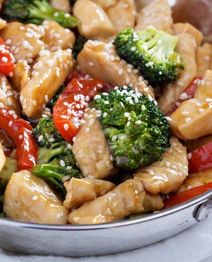Wok de Pollo con Verduras