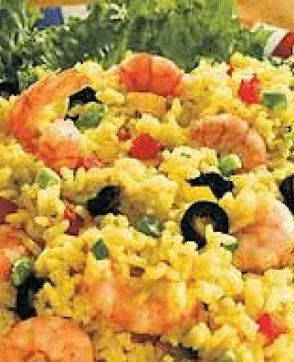 Arroz con Mariscos al Azafrán