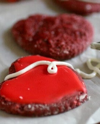 Red Velvet Sugar Cookies