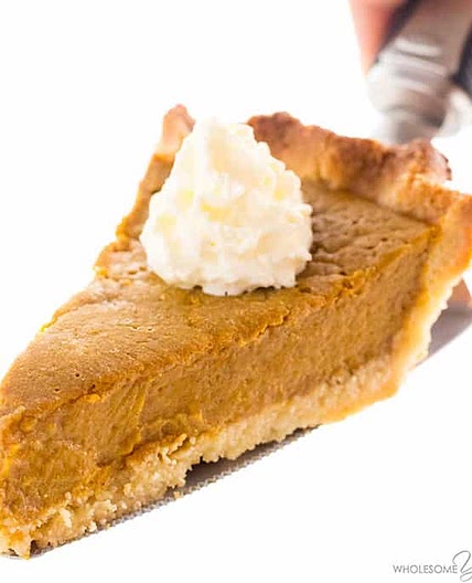Easy Keto Low Carb Pumpkin Pie Recipe (Sugar-Free, Gluten-Free)