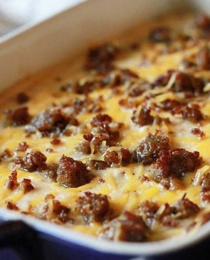 Grits and Sausage Casserole