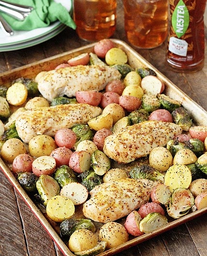 Sheet Pan Lemon Chicken