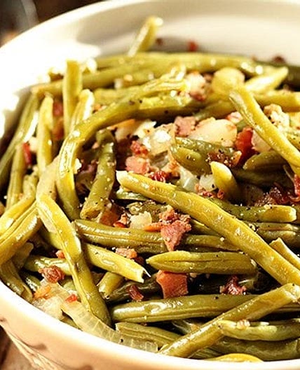 Southern Slow Cooker Green Beans