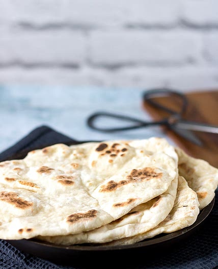 Easy Naan Bread Recipe (yeast-free)