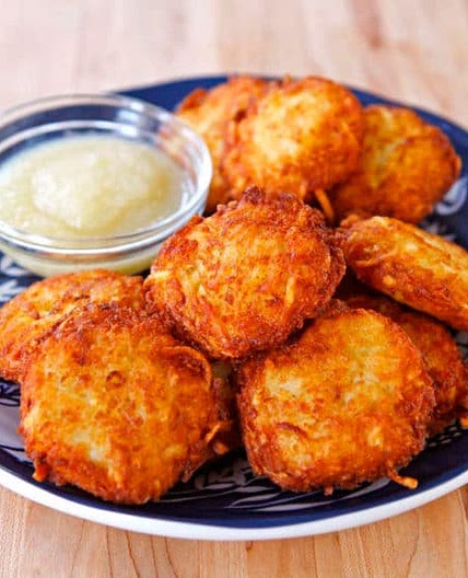 Crispy Panko Potato Latkes