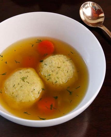 Vegetarian Matzo Ball Soup
