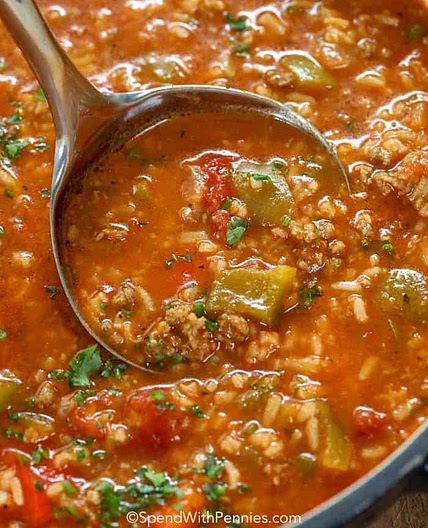 Stuffed Pepper Soup