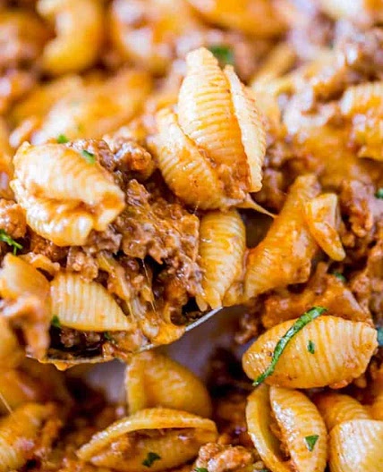 Cheesy Taco Pasta