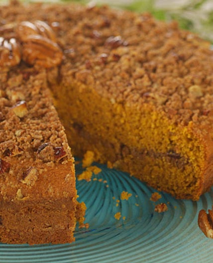 Pumpkin Streusel Coffeecake