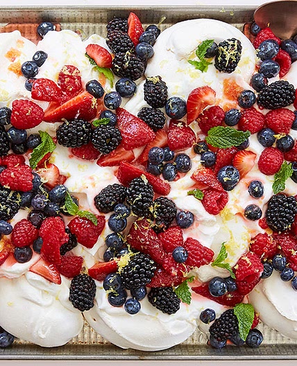 Lemon-Berry Sheet Pan Trifle