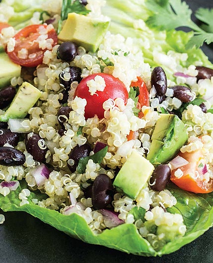 Quick Guacamole Quinoa Salad