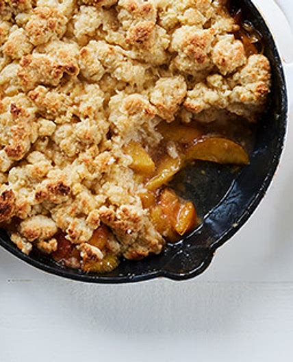 Skillet Peach Cobbler