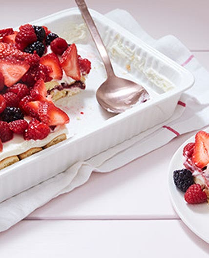 No-Bake Berry Tiramisu