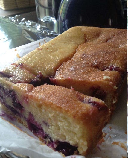 Blueberry lemon cake