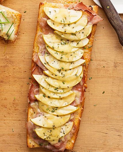 Ham and Cheese Pizza