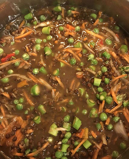 Lentil and Asparagus Soup