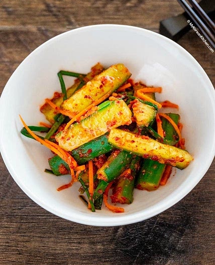Cucumber Kimchi (Oi Kimchi)
