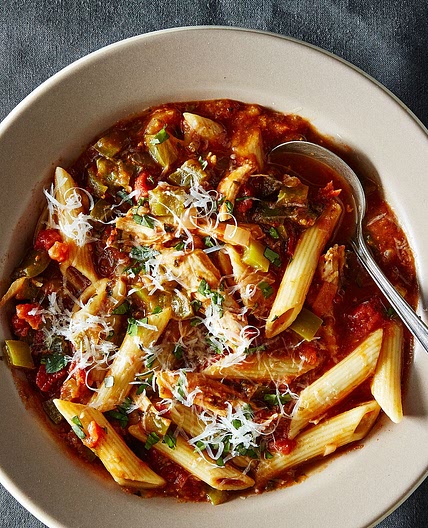 Slow-Cooker Chicken Parmesan Soup