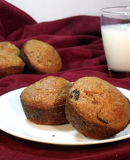 Tart Cherry Bran Muffins