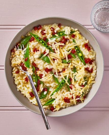 One-Pot Cheesy Chorizo Risotto