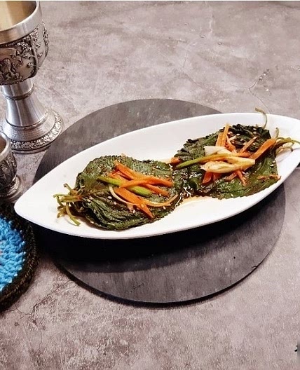 전자렌지 깻잎찜 만들기 초간단