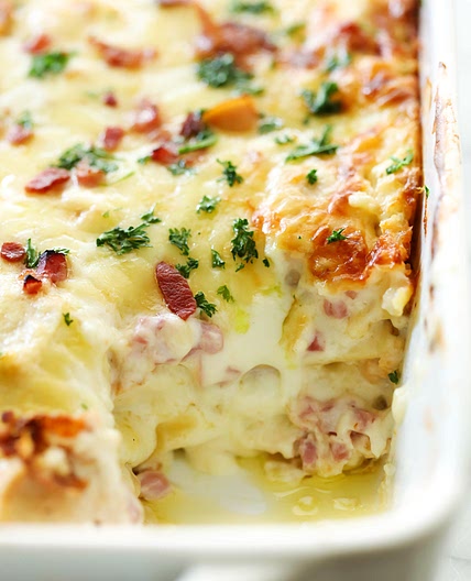 Chicken Cordon Bleu Lasagna