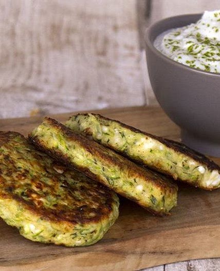 Greek zucchini fritters