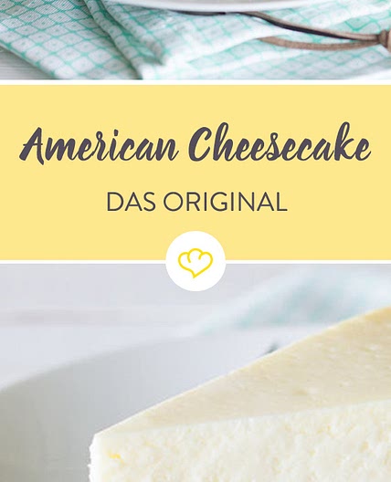 Klassischer American Cheesecake mit Keksboden