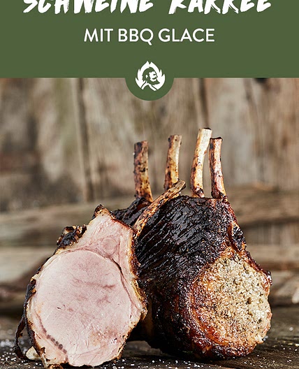 Schweinekarree mit BBQ Glace