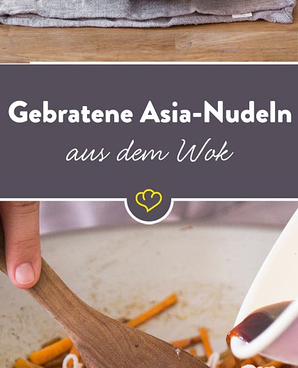 Heiz den Wok an – für gebratene Asia-Nudeln Chow Mein