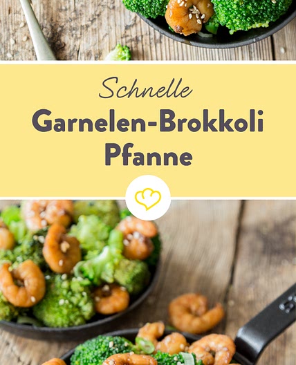 Schnelle Küche: Garnelen-Brokkoli-Pfanne