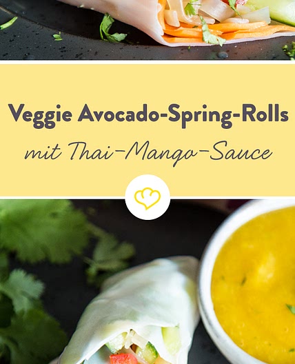 Leicht und knackig: Veggie Sommerrollen mit Mango-Dip