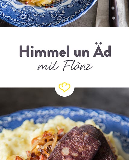 Himmel und Erde mit Blutwurst nach kölscher Art