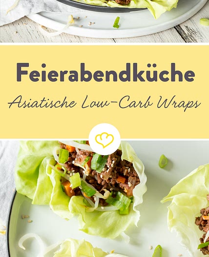 25-Minuten-Küche: Asiatische Low Carb Wraps
